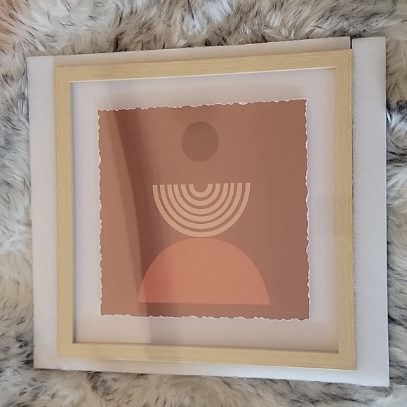 ArtbyHannah 4 pack 12x12 Framed Boho Wall Art Decor - Picture 4 of 6